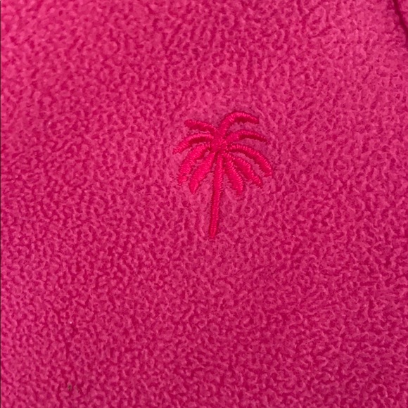 Lilly Pulitzer hot pink fleece jacket sz S - Picture 2 of 4